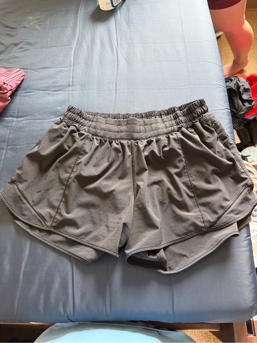 Women's Black Athletic Shorts - Lightweight Run/Workout Shorts Lululemon size 10